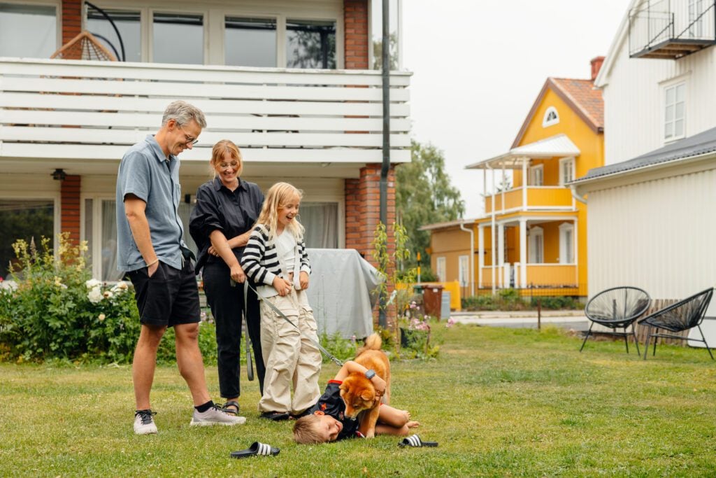 Familjen Fritz trivs i Umeå